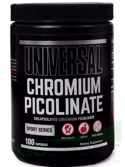 Хром UNIVERSAL NUTRITION Chromium Picolinate 50 mcg 100 капсул Хром UNIVERSAL NUTRITION Chromium Picolinate 50 mcg 100 капсул