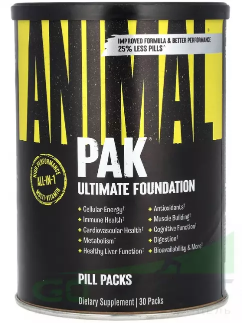 Витаминный комплекс UNIVERSAL NUTRITION ANIMAL PAK 30 пакетиков