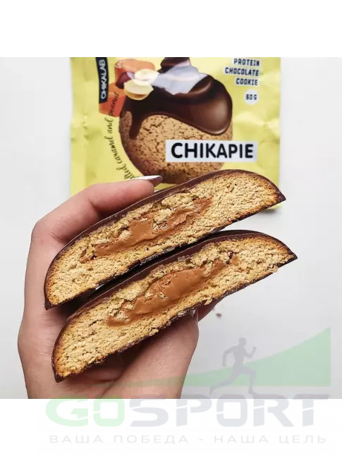 Протеиновый батончик Chikalab ChikaPie 60 г, Арахис Протеиновый батончик Chikalab ChikaPie 60 г, Арахис
