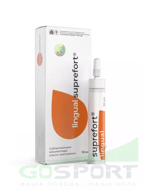 Пептиды Хавинсона PEPTIDES Супрефорт (Suprefort) лингвал 10 мл Пептиды Хавинсона PEPTIDES Супрефорт (Suprefort) лингвал 10 мл