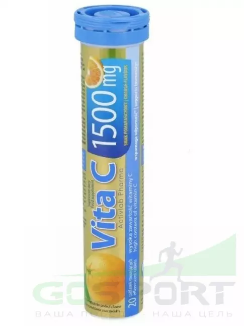 Витамин C ActivLab Vita C 1500 mg 20 шипучих таблеток Витамин C ActivLab Vita C 1500 mg 20 шипучих таблеток