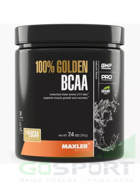 BCAA MAXLER 100% Golden BCAA 12000 mg 210 г, Нейтральный BCAA MAXLER 100% Golden BCAA 12000 mg 210 г, Нейтральный