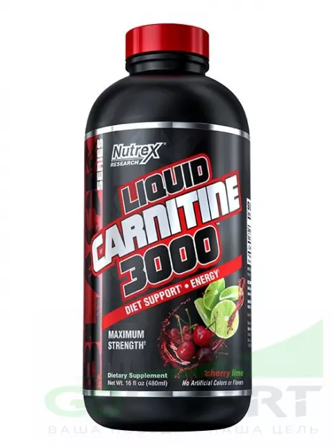 L-Карнитин жидкий Nutrex Liquid Carnitine 3000 480 мл, Вишня-Лайм L-Карнитин жидкий Nutrex Liquid Carnitine 3000 480 мл, Вишня-Лайм