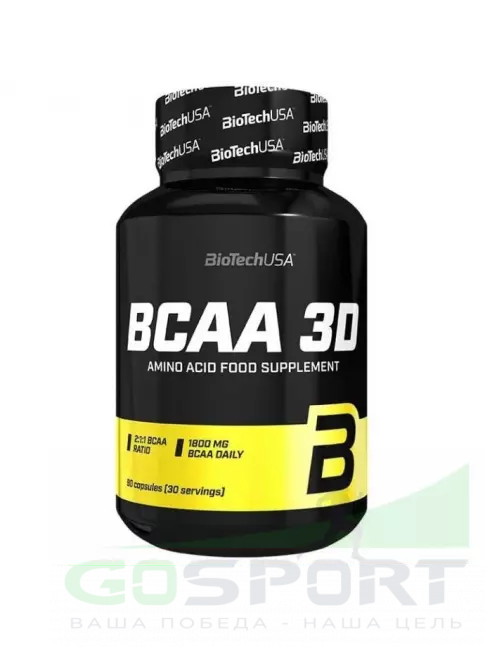 BCAA BioTechUSA BCAA 3D 2:1:1 90 капсул