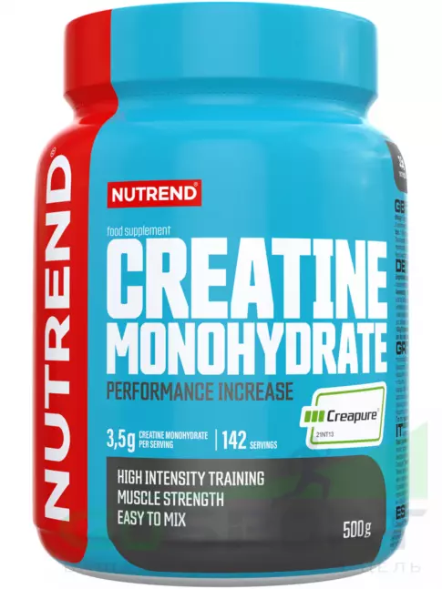 Креатин моногидрат NUTREND CREATINE MONOHYDRATE CREAPURE 500 г Креатин моногидрат NUTREND CREATINE MONOHYDRATE CREAPURE 500 г