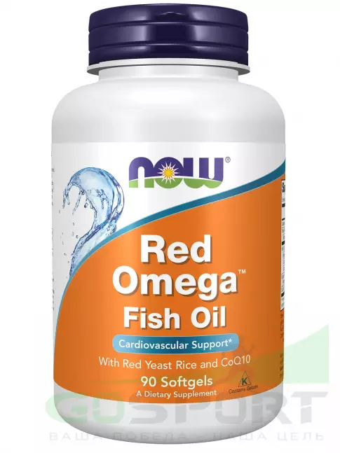 Омега-3 NOW Foods Red Omega 90 гелевых капсул Омега-3 NOW Foods Red Omega 90 гелевых капсул