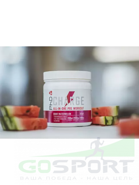 Предтреник в порошке PhD Nutrition Предтренировочный комплекс charge 300 г, Кислый Арбуз Предтреник в порошке PhD Nutrition Предтренировочный комплекс charge 300 г, Кислый Арбуз