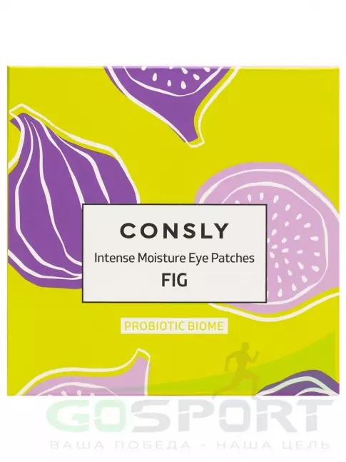 Патчи CONSLY Probiotic Biome Intense Moisture Fig Hydrogel Eye Patches 60 шт Патчи CONSLY Probiotic Biome Intense Moisture Fig Hydrogel Eye Patches 60 шт