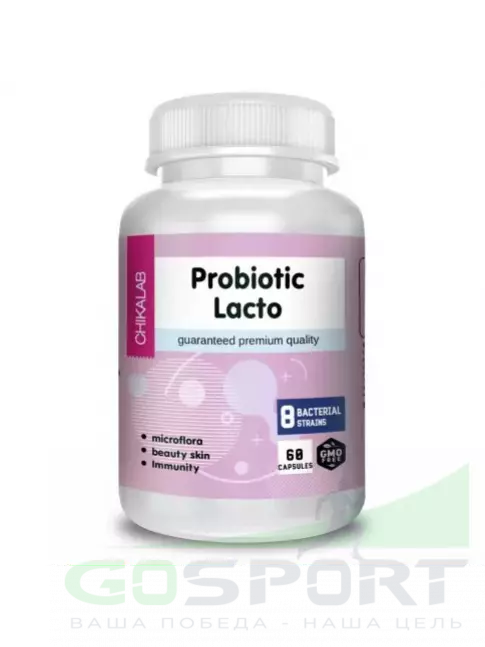 Пробиотик Chikalab Probiotic Lacto 60 капсул Пробиотик Chikalab Probiotic Lacto 60 капсул