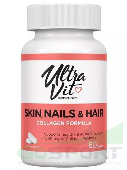 Витамины для женщин UltraVit Skin, Nails & Hair 60 таблеток Витамины для женщин UltraVit Skin, Nails & Hair 60 таблеток