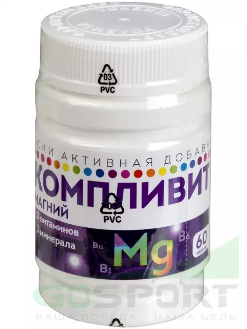 Магний Компливит Магний 60 таблеток Магний Компливит Магний 60 таблеток