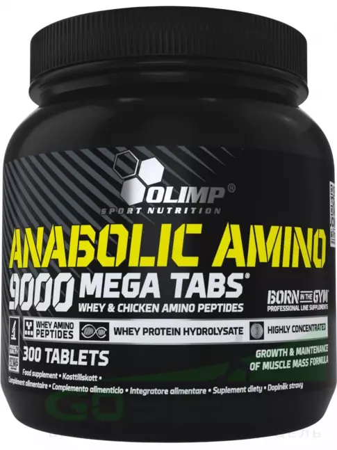 Аминокислоты OLIMP ANABOLIC AMINO 9000 MEGA TABS 300 таблеток, Нейтральный