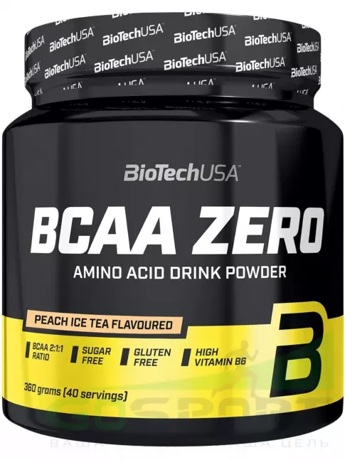 BCAA BioTechUSA BCAA Zero 2:1:1 360 г, Персиковый холодный чай BCAA BioTechUSA BCAA Zero 2:1:1 360 г, Персиковый холодный чай