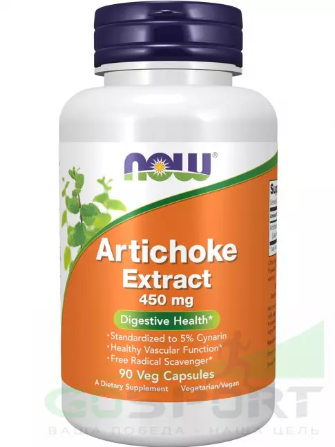 Экстракты NOW Foods Artichoke Extract 450 mg 90 капсул Экстракты NOW Foods Artichoke Extract 450 mg 90 капсул