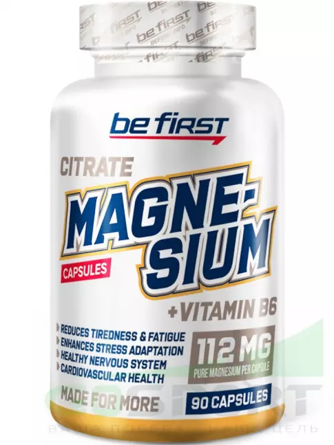 Магний Be First Magnesium citrate + В6 Магний Be First Magnesium citrate + В6