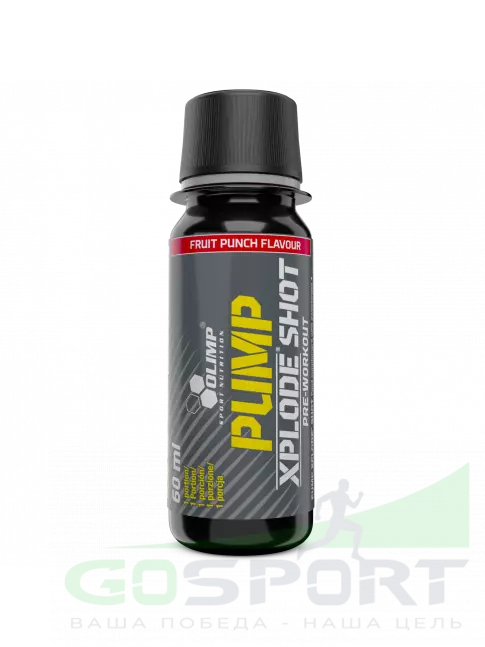 Предтреник жидкий OLIMP Pump Xplode Shot 60 мл no caffeine 1 x 60 мл, Фруктовый пунш Предтреник жидкий OLIMP Pump Xplode Shot 60 мл no caffeine 1 x 60 мл, Фруктовый пунш