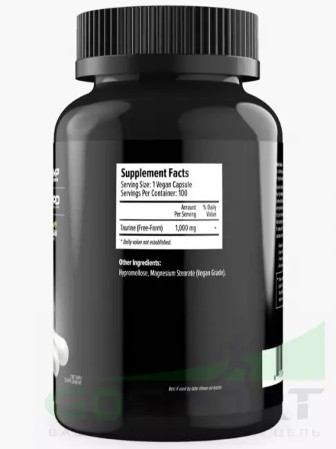 Таурин MAXLER Taurine 1000 mg 100 вегетарианских капсул