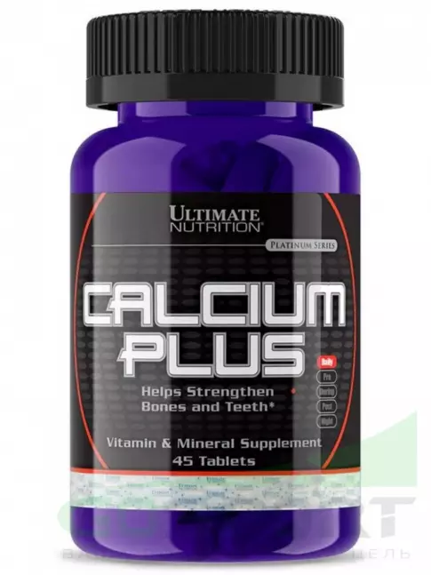 Кальций Ultimate Nutrition CALCIUM PLUS 45 табл Кальций Ultimate Nutrition CALCIUM PLUS 45 табл