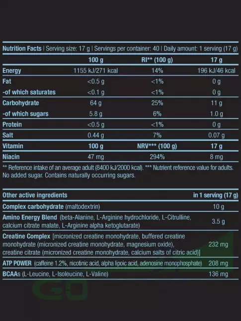 Предтреник в порошке BioTechUSA Nitrox Therapy 680 г, Персик Предтреник в порошке BioTechUSA Nitrox Therapy 680 г, Персик