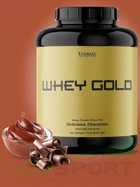 Сывороточный протеин Ultimate Nutrition Whey Gold 2270 г, Шоколад