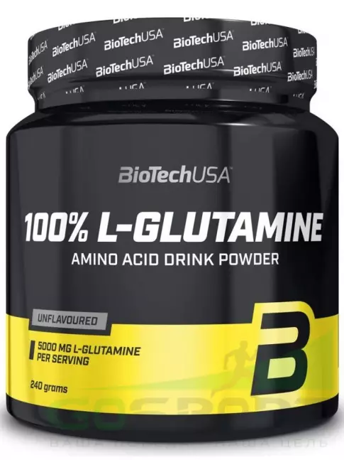 L-Глютамин BioTechUSA 100% L-Glutamine 5000 mg 240 г L-Глютамин BioTechUSA 100% L-Glutamine 5000 mg 240 г