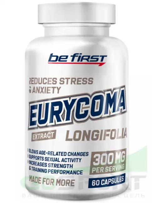 Тестобустеры Be First Eurycoma Longifolia 60 капсул Тестобустеры Be First Eurycoma Longifolia 60 капсул