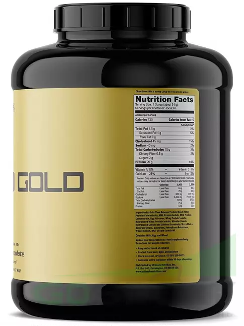 Комплексный протеин Ultimate Nutrition Syntha Gold 2270 г, Шоколад Комплексный протеин Ultimate Nutrition Syntha Gold 2270 г, Шоколад