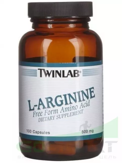 Аргинин / AAKG Twinlab L-Arginine 500 mg (DUBL) 90 капсул