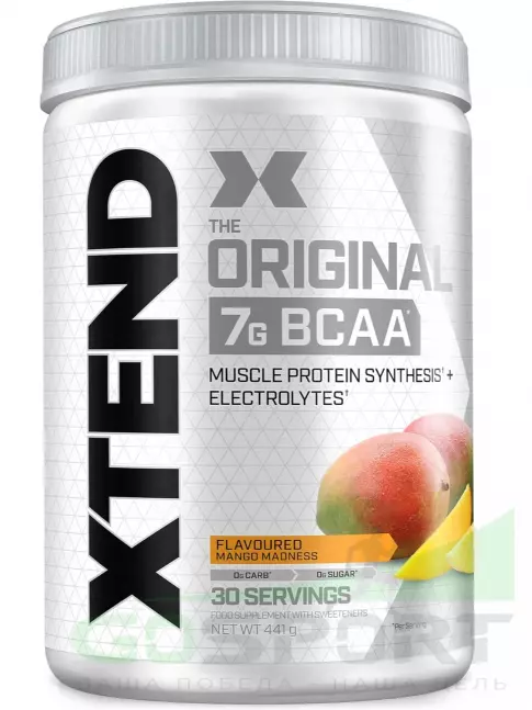 BCAA Xtend Xtend Original 2:1:1 398-431 г, Манговое безумие BCAA Xtend Xtend Original 2:1:1 398-431 г, Манговое безумие