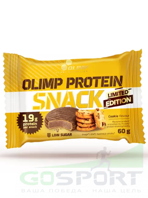 Протеиновый батончик OLIMP Protein Snack 60 г 1 x 60 г, Печенье