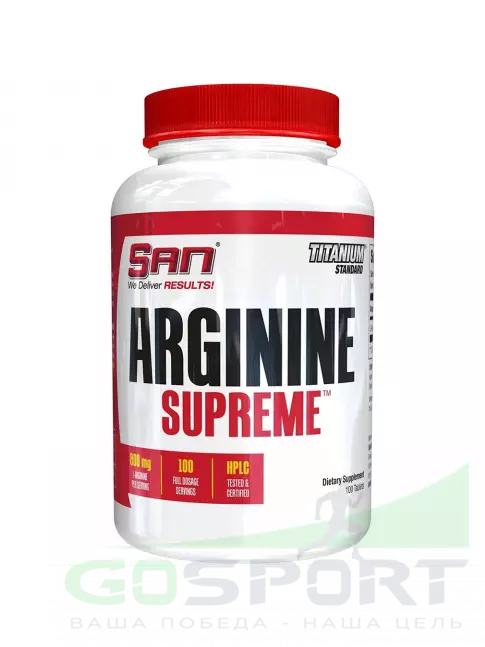 Аргинин / AAKG SAN Arginine Supreme 100 таблеток
