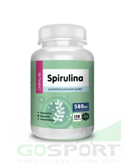 Для иммунитета Chikalab Spirulina 150 таблеток Для иммунитета Chikalab Spirulina 150 таблеток