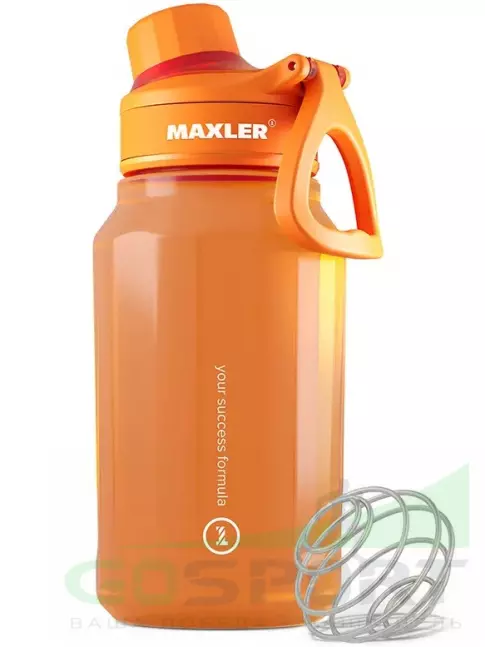 Шейкер 700 мл MAXLER Water Bottle Shake&Mix 750 мл, Оранжевый Шейкер 700 мл MAXLER Water Bottle Shake&Mix 750 мл, Оранжевый