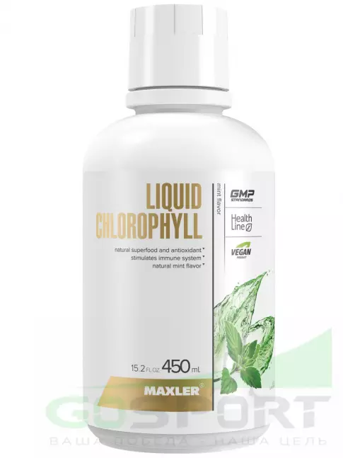 Комплексные антиоксиданты MAXLER Liquid Chlorophyll 450 мл, Мята Комплексные антиоксиданты MAXLER Liquid Chlorophyll 450 мл, Мята
