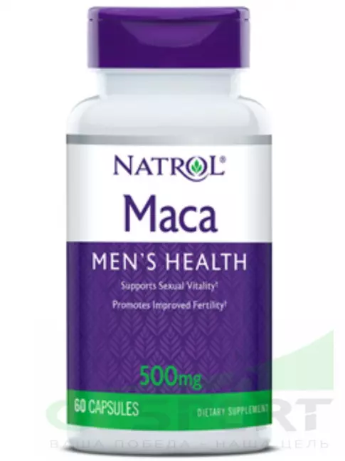 MAKA Natrol Maca 500 мг 60 капсул, Нейтральный