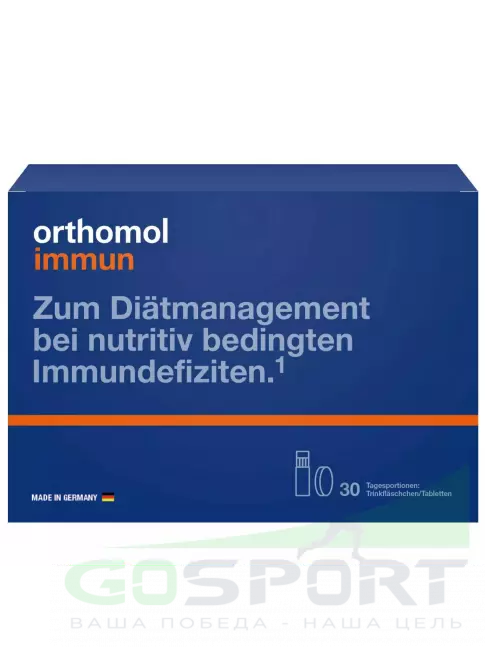 Для иммунитета Orthomol Immun (жидкость+таблетки) курс 7 дней, Апельсин Для иммунитета Orthomol Immun (жидкость+таблетки) курс 7 дней, Апельсин