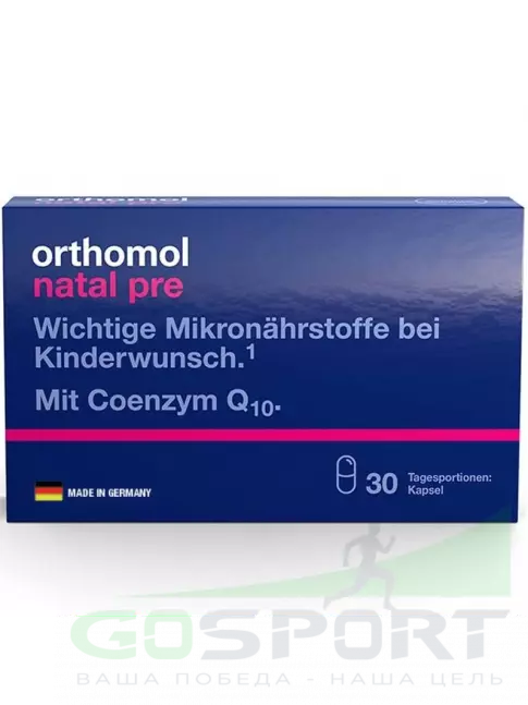 Антиоксиданты Orthomol Natal pre 30 капсул Антиоксиданты Orthomol Natal pre 30 капсул