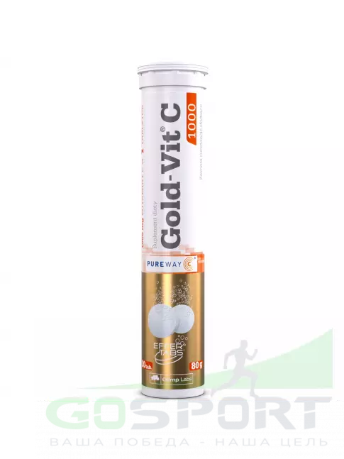 Витамин C OLIMP Gold-Vit C 1000 20 шипучих таблеток, Лимон Витамин C OLIMP Gold-Vit C 1000 20 шипучих таблеток, Лимон