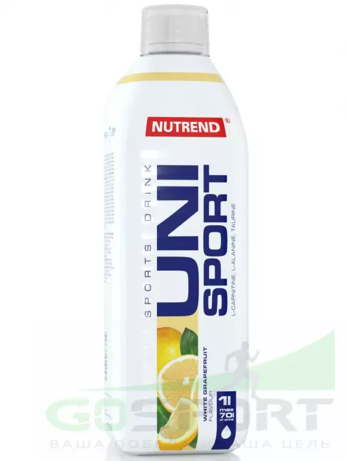 Изотоник NUTREND Unisport 1000 мл, Белый грейпфрут Изотоник NUTREND Unisport 1000 мл, Белый грейпфрут
