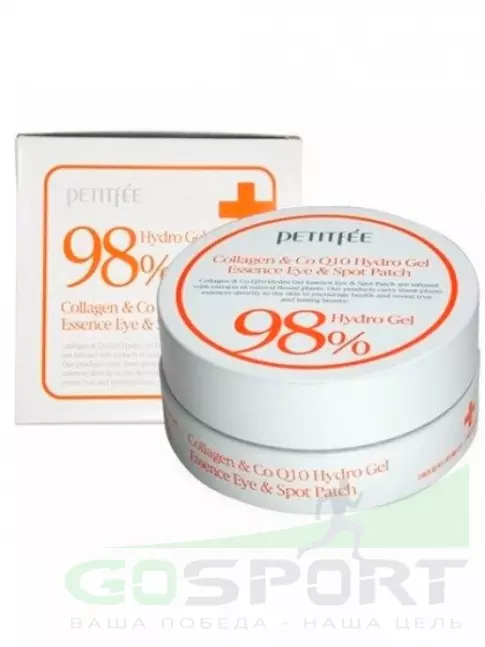 Патчи PETITFEE Collagen & CoQ10 Hydrogel Eye Patch 60 шт Патчи PETITFEE Collagen & CoQ10 Hydrogel Eye Patch 60 шт