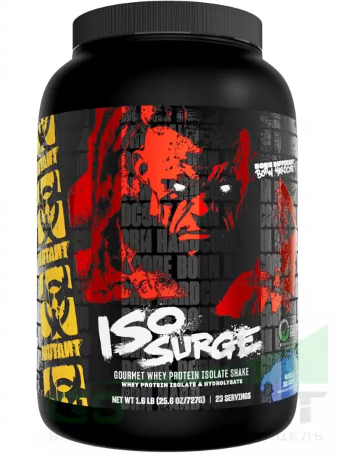 Изолят протеина Mutant Iso Surge 727 г, Ванильное мороженое Изолят протеина Mutant Iso Surge 727 г, Ванильное мороженое