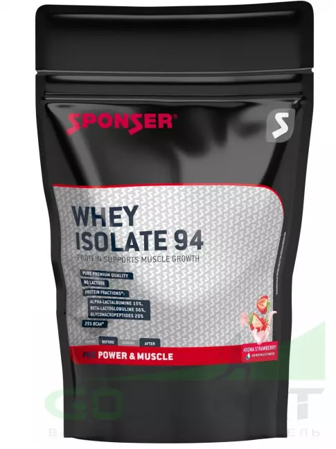 Изолят протеина SPONSER WHEY ISOLATE 94 CFM 1500 г, Клубника Изолят протеина SPONSER WHEY ISOLATE 94 CFM 1500 г, Клубника