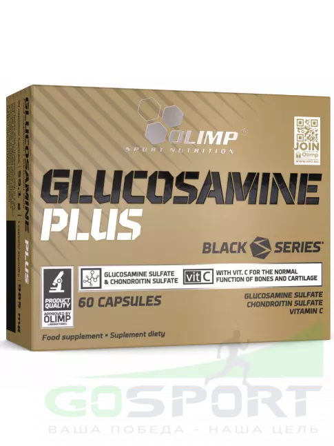 Глюкозамин хондроитин OLIMP GLUCOSAMINE PLUS 60 капсул, Нейтральный Глюкозамин хондроитин OLIMP GLUCOSAMINE PLUS 60 капсул, Нейтральный