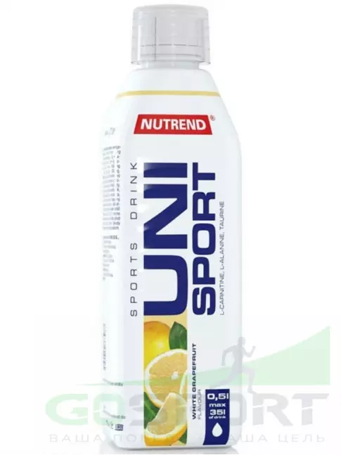 Изотоник NUTREND Unisport 500 мл, Белый грейпфрут Изотоник NUTREND Unisport 500 мл, Белый грейпфрут