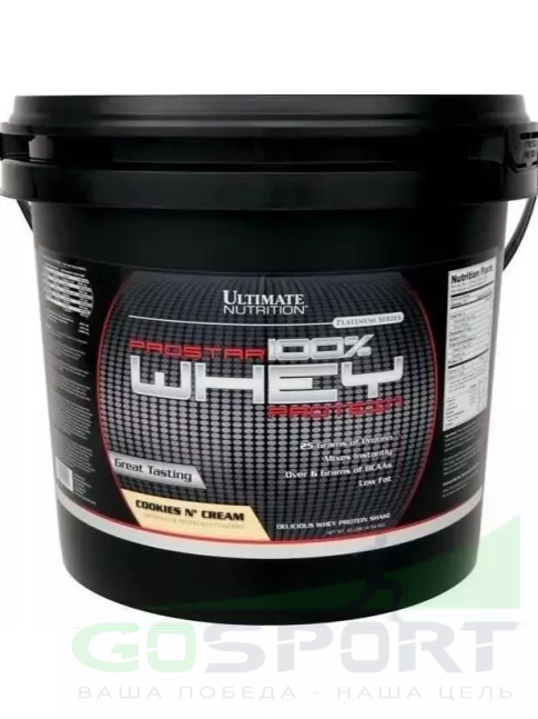 Сывороточный протеин Ultimate Nutrition Prostar Whey 4540 г, Печенье с кремом