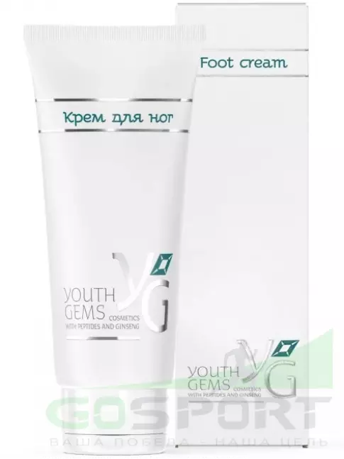 Кремы для ног PEPTIDES YOUTH GEMS Крем для ног с пептидами и экстрактом женьшеня 100 мл Кремы для ног PEPTIDES YOUTH GEMS Крем для ног с пептидами и экстрактом женьшеня 100 мл