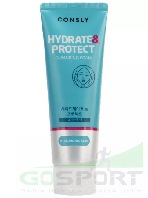 Пенки для умывания CONSLY Hyaluronic Acid Cleansing Foam “Hydrate&Protect” 120 мл Пенки для умывания CONSLY Hyaluronic Acid Cleansing Foam “Hydrate&Protect” 120 мл