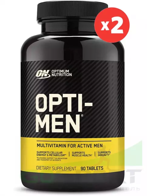 Витамины для мужчин Optimum Nutrition OPTI-MEN 2 х 90 таблеток Витамины для мужчин Optimum Nutrition OPTI-MEN 2 х 90 таблеток