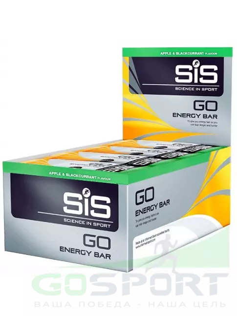 Энергетический батончик SCIENCE IN SPORT (SiS) GO Energy Mini Bar 30 x 40 г, Яблоко-Черная смородина Энергетический батончик SCIENCE IN SPORT (SiS) GO Energy Mini Bar 30 x 40 г, Яблоко-Черная смородина