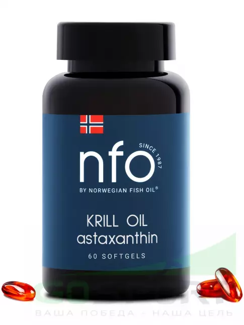 Омега-3 NFO Krill oil 10 mg 60 капсул Омега-3 NFO Krill oil 10 mg 60 капсул